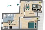 Etagenwohnung Pößneck - 2 Zimmer, 41 m&sup2;, 290&euro; | Angebot:26563046