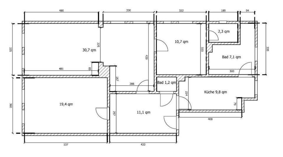 Hochparterre Braunschweig Östliches Ringgebiet - 3 Zimmer, 93 m&sup2;, 349.000&euro; | Angebot:27090588