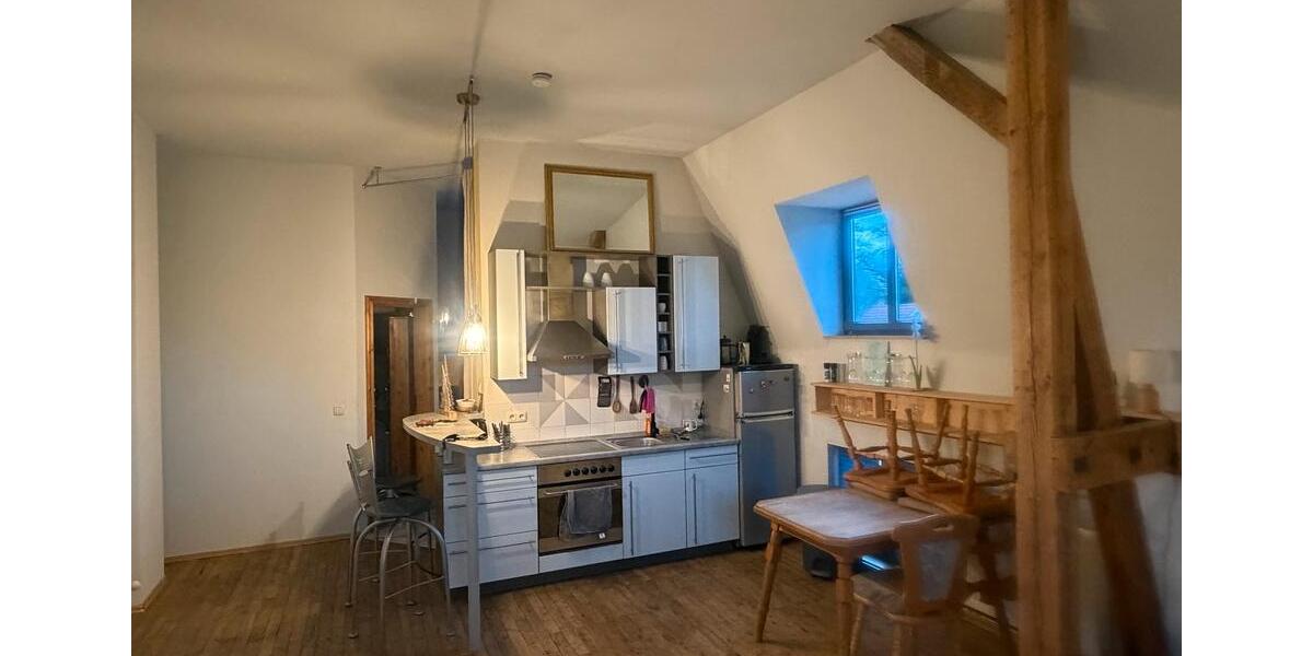 Dachgeschoßwohnung Rudolstadt - 2 Zimmer, 55 m&sup2;, 440&euro; | Angebot:26406335