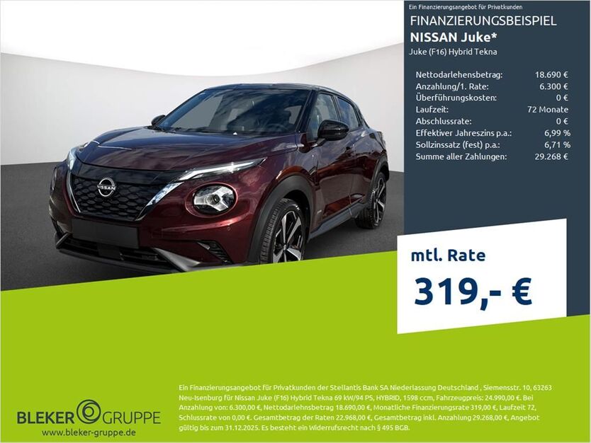 Nissan Juke 20.544 km 24.990 € Ahaus 48683