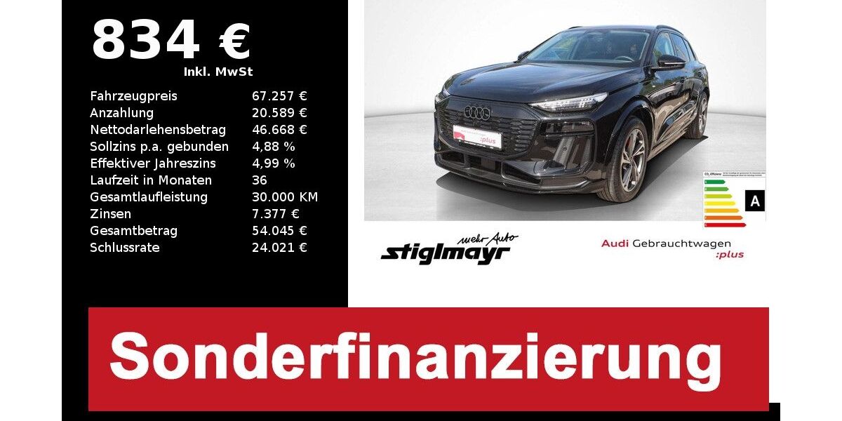 Audi Q6 e-tron 14.556 km 65.337 &euro; Pfaffenhofen 85276
