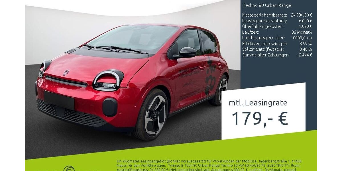 Renault Twingo 1.026 km 24.930 &euro; Borken 46325