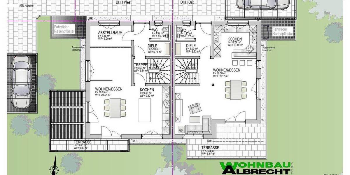 Doppelhaushälfte Raubling - Nicklheim Nicklheim - 5 Zimmer, 161 m&sup2;, 830.000&euro; | Angebot:26886362