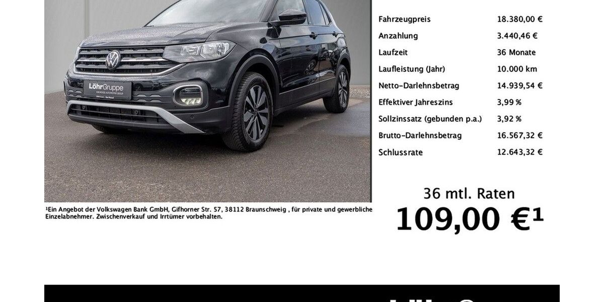 VW T-Cross 48.153 km 18.380 &euro; Trier 54292
