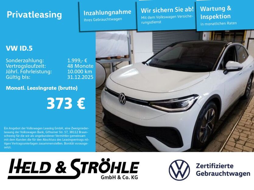 VW ID.5 8.800 km 40.360 € Neu-Ulm 89231