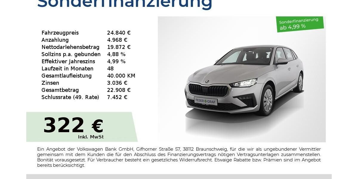Skoda Scala 24.450 km 24.840 &euro; Nürnberg 90441