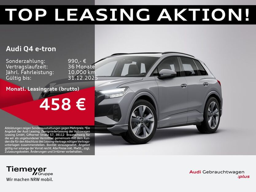 Audi Q4 e-tron 7.474 km 45.490 € Lüdenscheid 58511