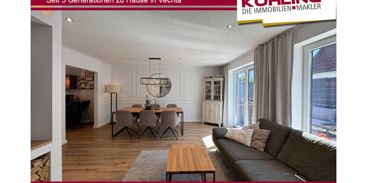 Reihenmittelhaus Vechta - 4 Zimmer, 96 m&sup2;, 359.000&euro; | Angebot:26419063