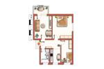 Etagenwohnung Wurzen - 2.5 Zimmer, 61 m&sup2;, 410&euro; | Angebot:26493226