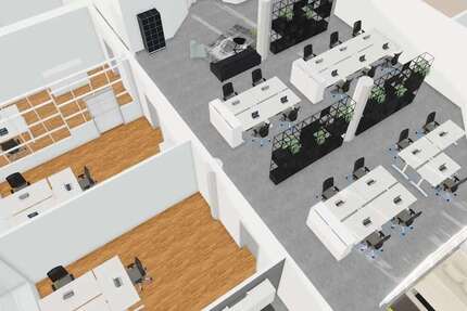 Büro in Augsburg 700 € 38 m² zimmer