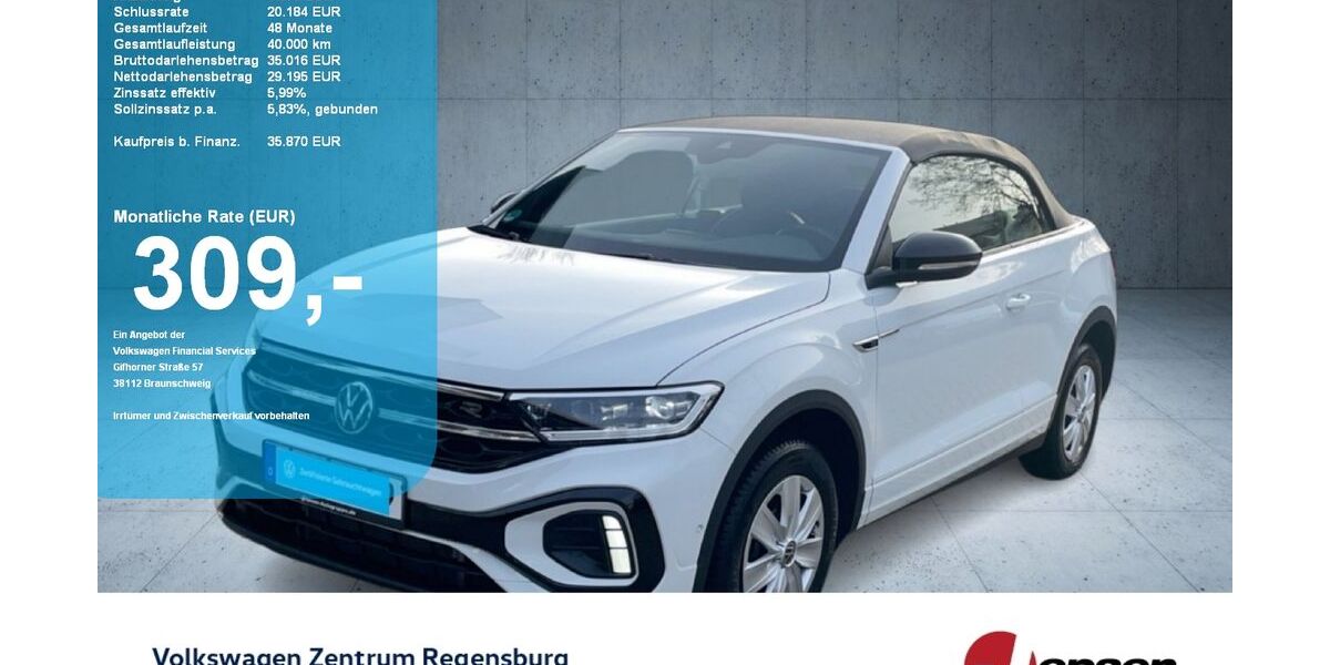 VW T-Roc 6.700 km 33.970 &euro; Regensburg 93053