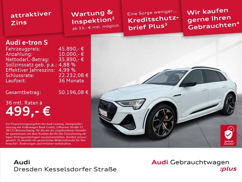 Audi e-tron 39.655 km 45.890 € Dresden 01169