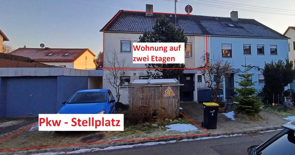 Maisonettenwohnung Diedorf - 4 Zimmer, 112 m&sup2;, 1.420&euro; | Angebot:25296168