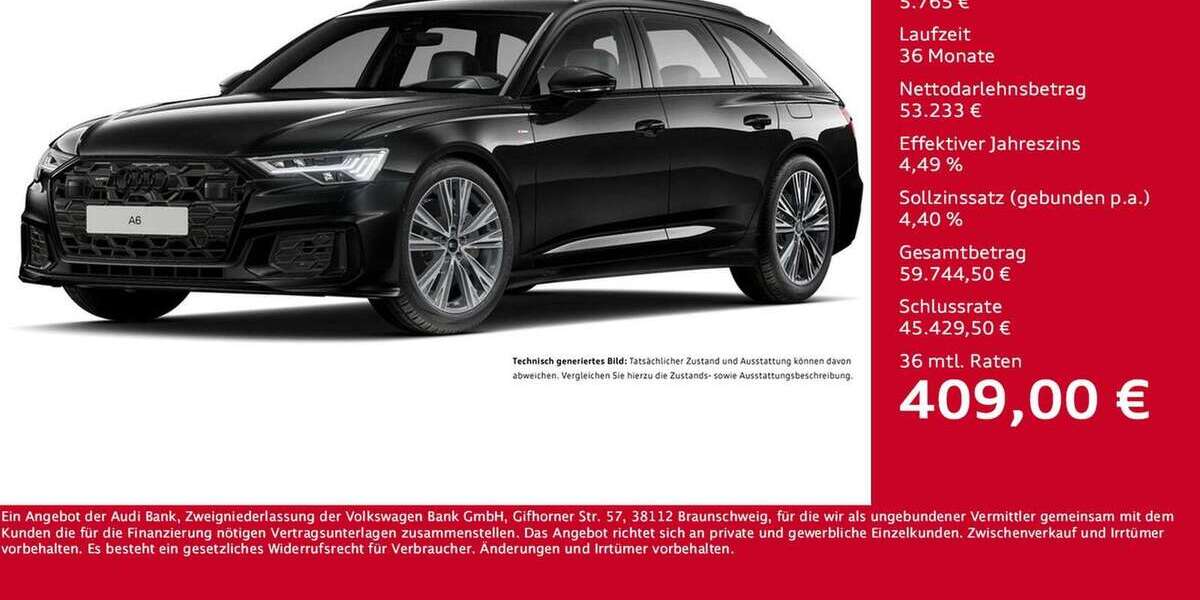 Audi A6 3.063 km 58.998 &euro; Dortmund 44143