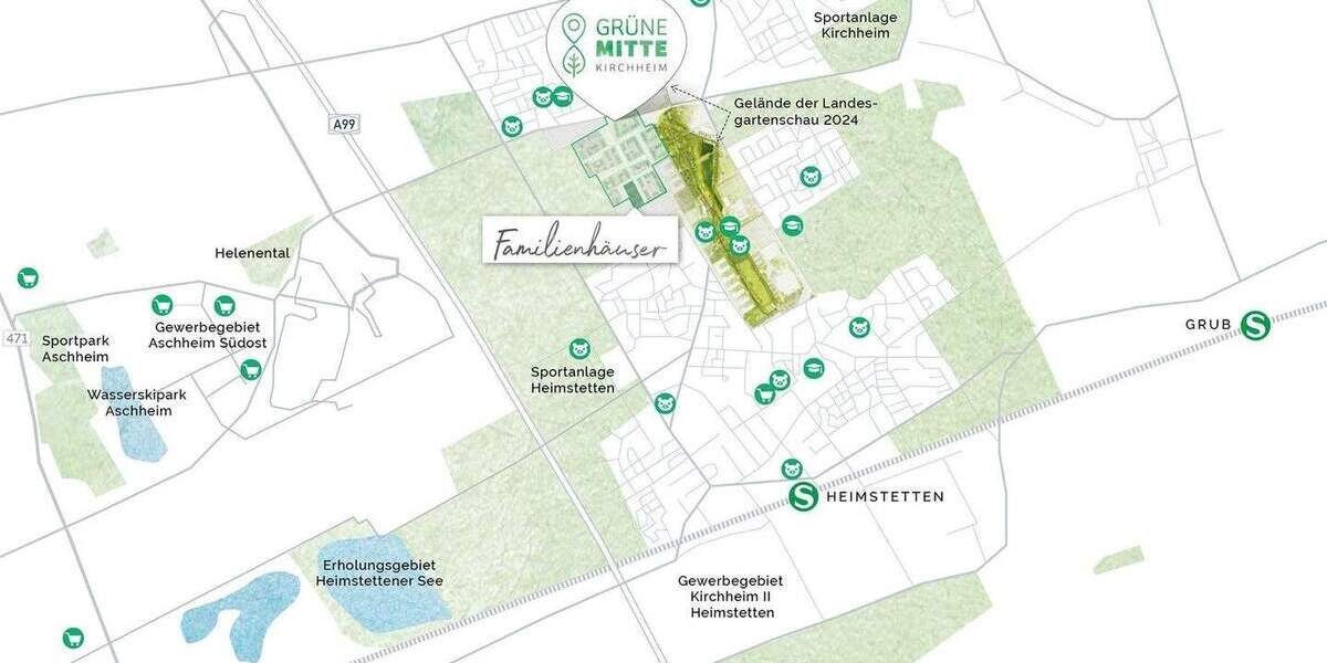 Reihenmittelhaus Kirchheim Heimstetten - 4 Zimmer, 114 m&sup2;, 989.000&euro; | Angebot:24683560