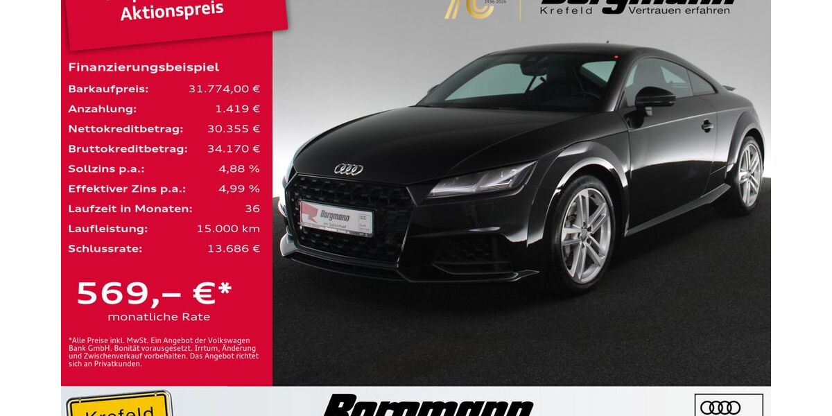 Audi TT 54.750 km 31.774 &euro; Krefeld 47803