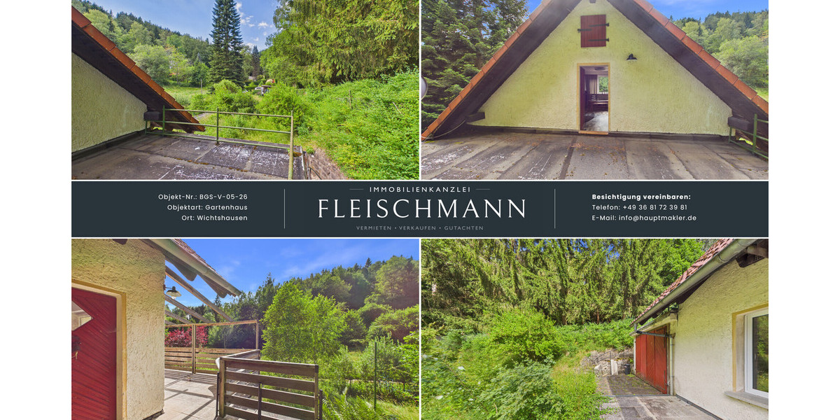 Ihr eigenes Gartenparadies mit festem Haus: Gepflegtes Anwesen in Wichtshausen - Grundstück Suhl Aue 1 | Angebot:26994845