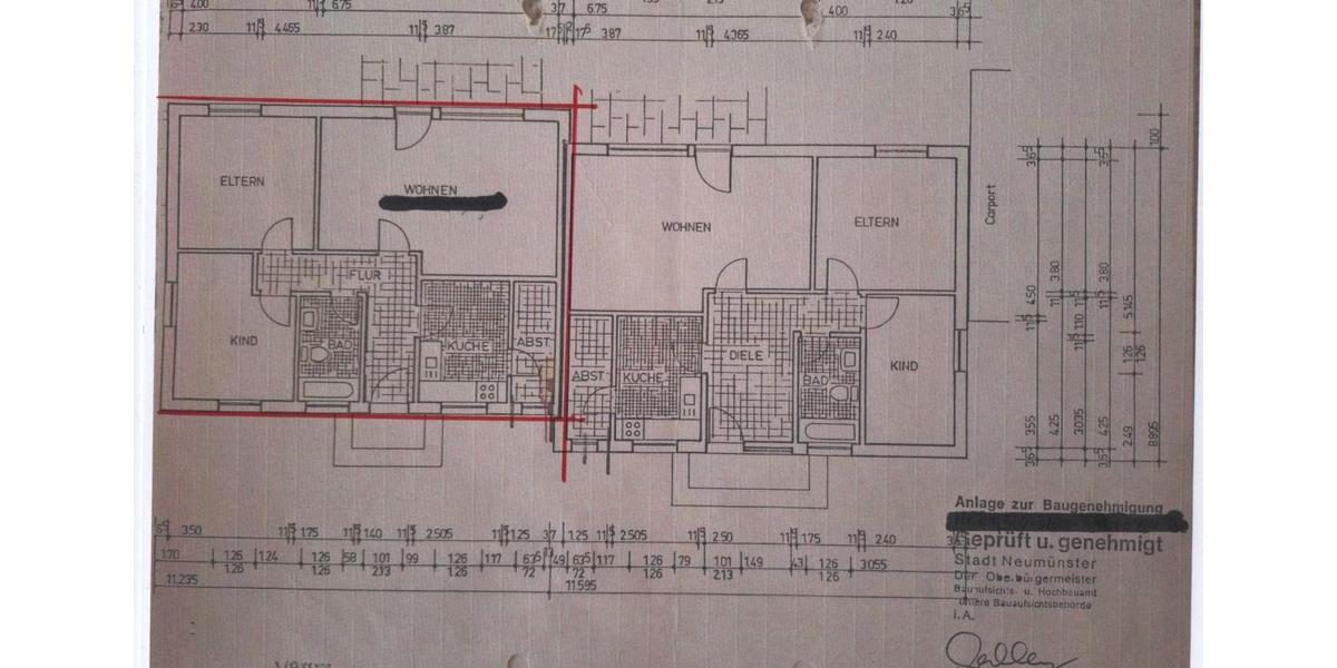 Doppelhaushälfte Neumünster Böcklersiedlung - 3 Zimmer, 84 m&sup2;, 225.000&euro; | Angebot:27117613