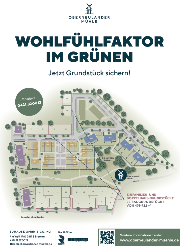 Grundstück zu verkaufen in Bremen 305.500 € 474 m²