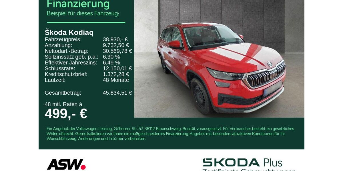 Skoda Kodiaq 47.700 km 37.830 &euro; Heilbronn 74076