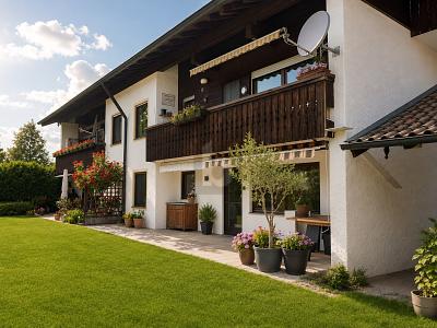 SCHÖNES ZUHAUSE MIT SONNENTERRASSE & GARTEN - Erdgeschoßwohnung Eggstätt | Angebot:27305480