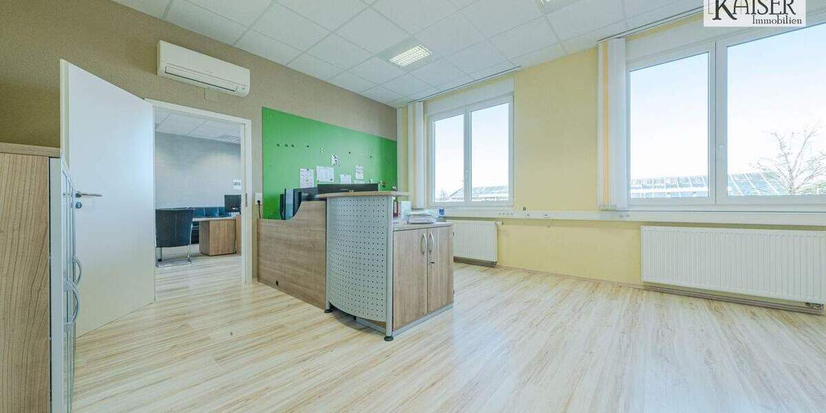 Büro mit großer Werkhalle in bester Verkehrsanbindung zimmer