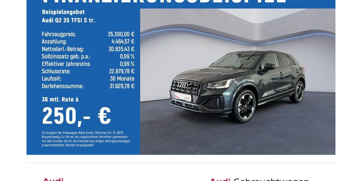 Audi Q2 8.209 km 35.300 &euro; Göttingen OT Grone 37081