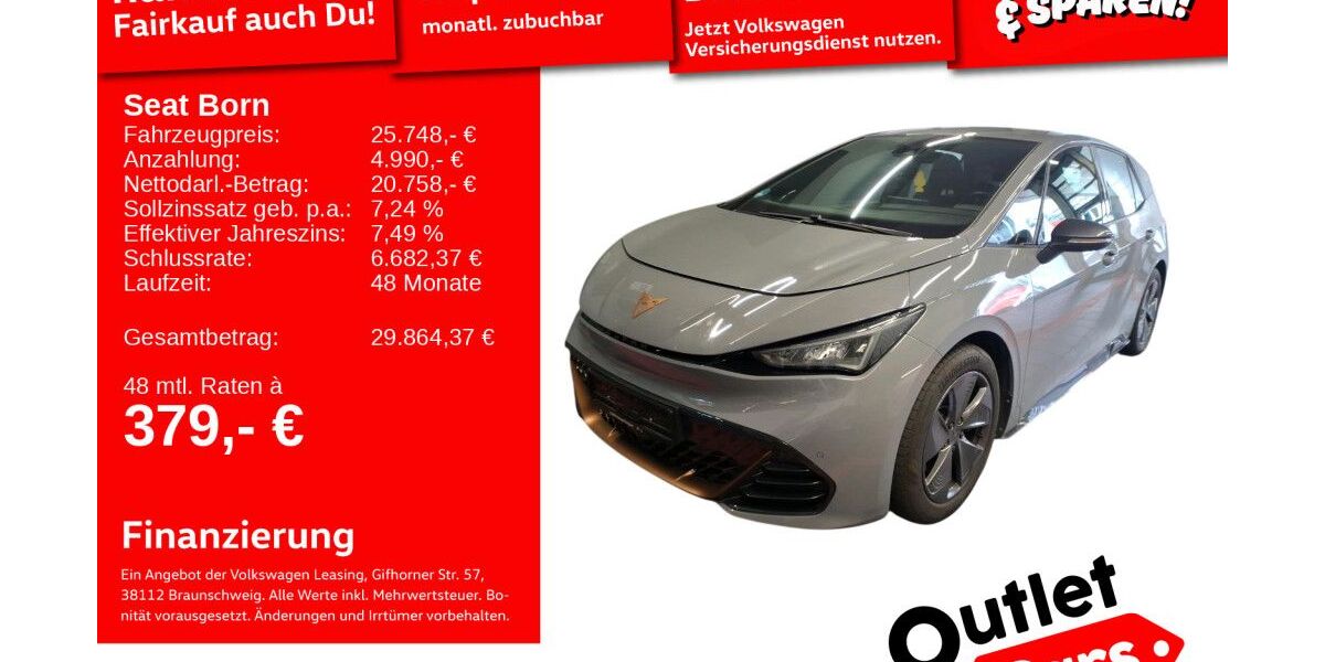 Cupra Born 32.140 km 25.491 &euro; Weinheim 69469