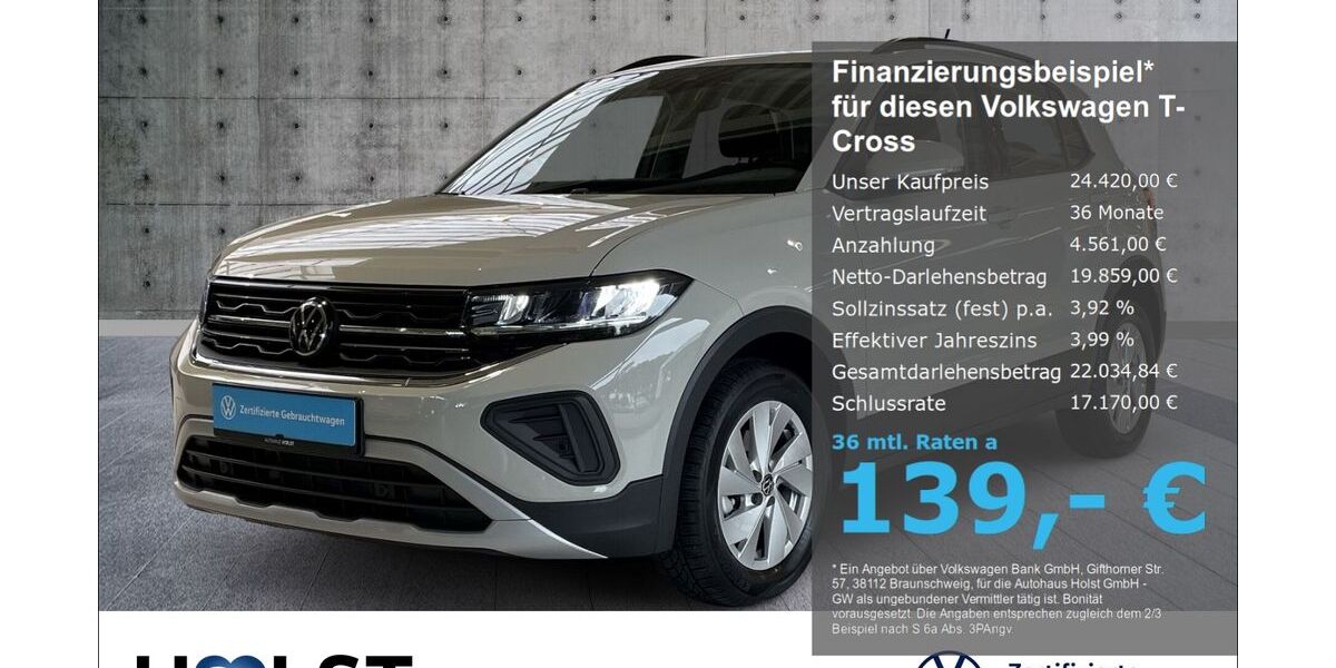 VW T-Cross 5.244 km 24.340 &euro; Scheeßel 27383