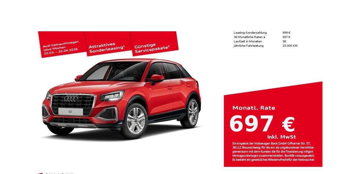 Audi Q2 8.545 km 42.250 &euro; Lübeck 23556