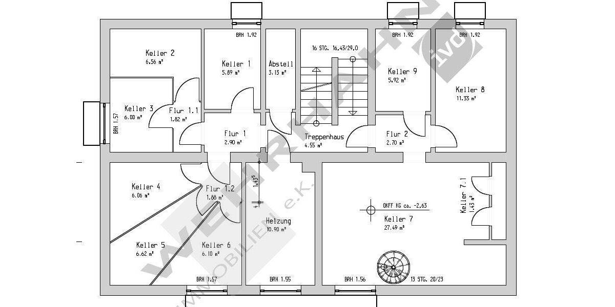 Etagenwohnung Bargteheide - 2 Zimmer, 64 m&sup2;, 279.000&euro; | Angebot:22189615