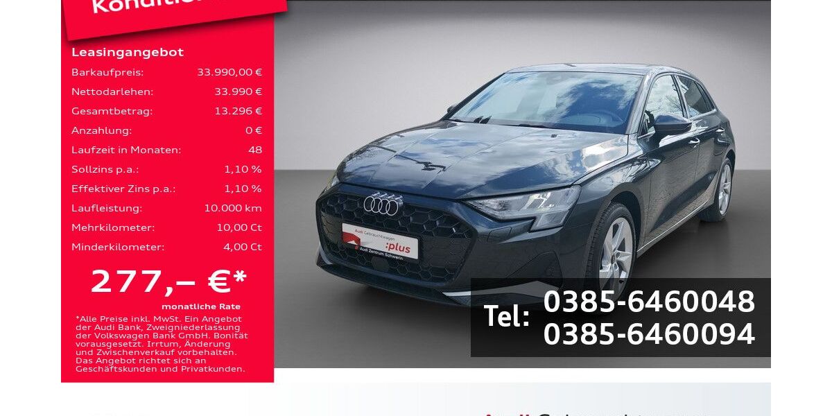 Audi A3 14.000 km 33.990 &euro; Schwerin 19061