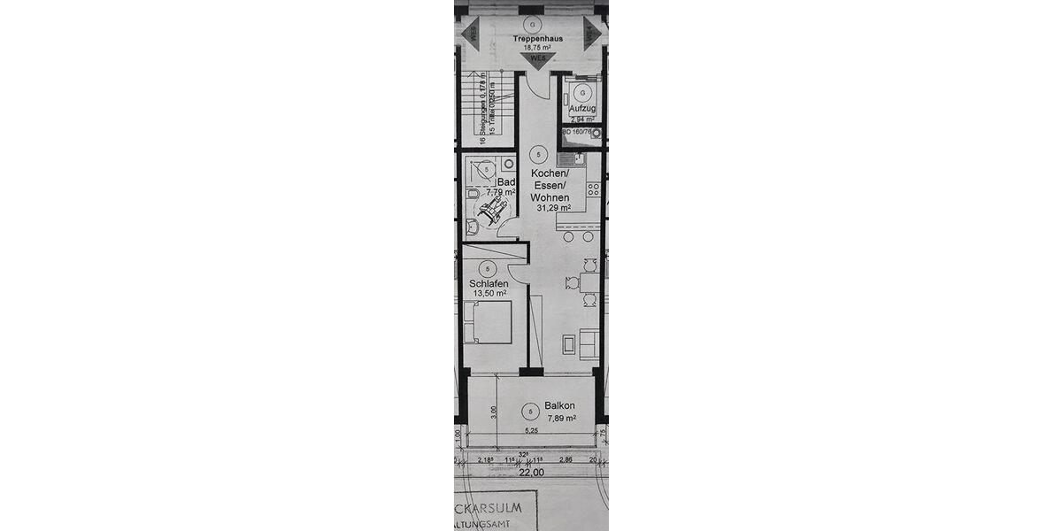 Etagenwohnung Neckarsulm - 2 Zimmer, 60 m&sup2;, 265.000&euro; | Angebot:24838455