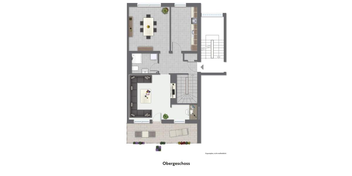 Maisonettenwohnung Goldbach - 5.5 Zimmer, 153 m&sup2;, 1.700&euro; | Angebot:26648220