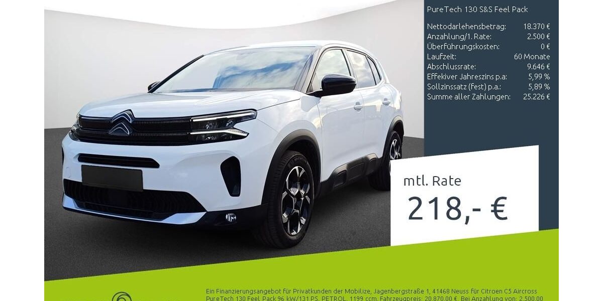 Citroen C5 Aircross 8.714 km 20.870 &euro; Borken 46325