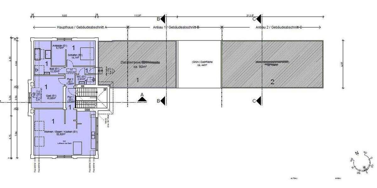 Etagenwohnung Diez - 4 Zimmer, 118 m&sup2;, 446.000&euro; | Angebot:25257431