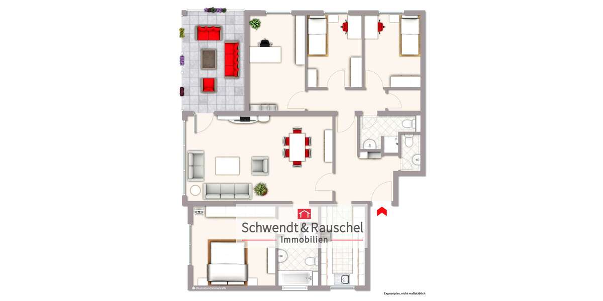 Wohnung zum Kaufen in Friedrichsdorf 499.000 € 128.23 m² 5 zimmer