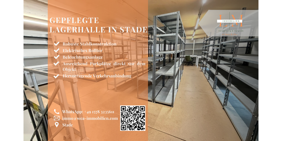 Gewerbeobjekt Stade Bützfleth - 1.500&euro; | Angebot:25352676