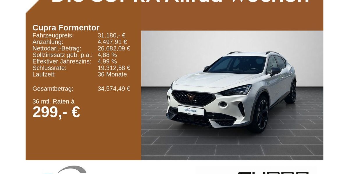 Cupra Formentor 36.406 km 29.980 &euro; Mainz 55129