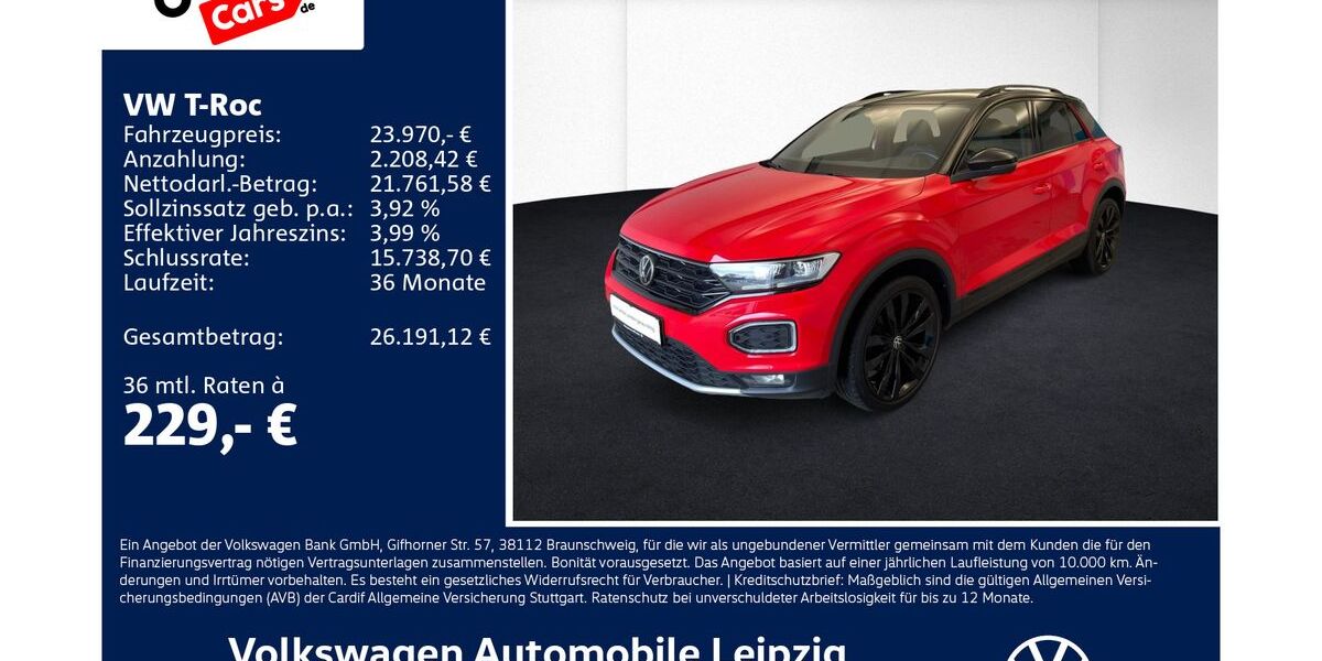 VW T-Roc 78.580 km 23.970 &euro; Leipzig 04277