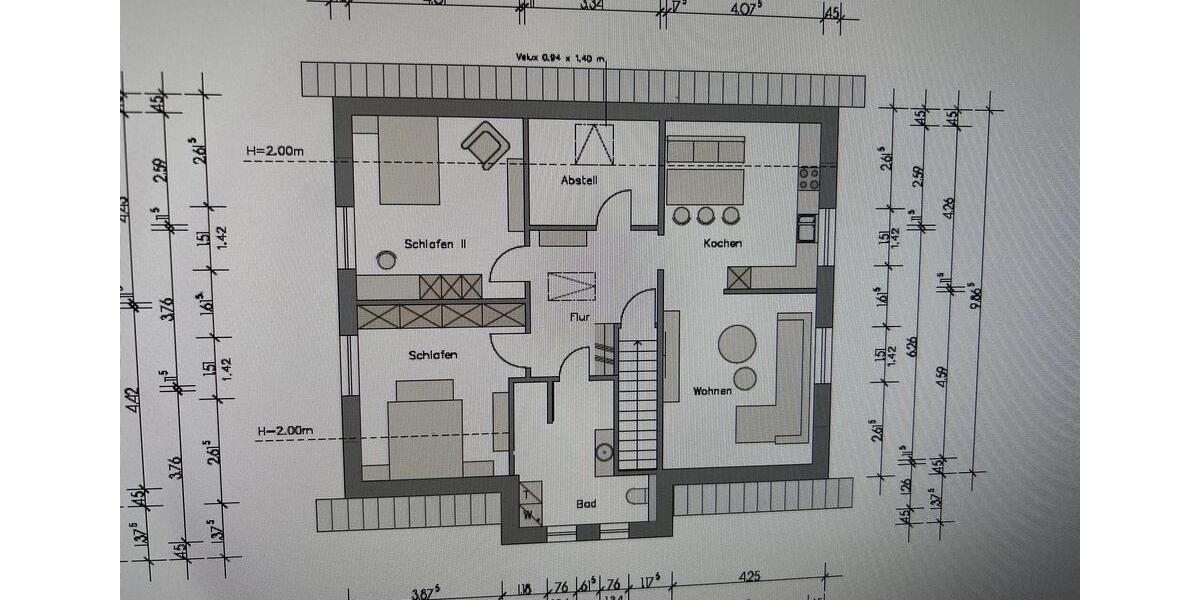 Dachgeschoßwohnung Barßel - 4 Zimmer, 100 m&sup2;, 1.090&euro; | Angebot:26006641