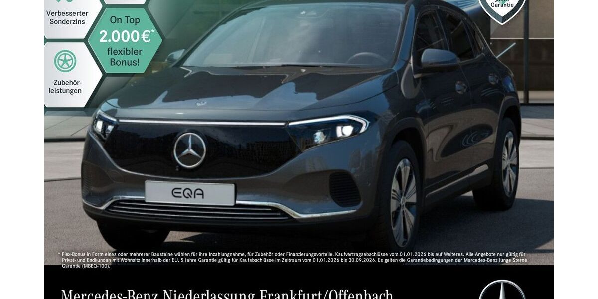 Mercedes-Benz EQA 11.865 km 34.990 &euro; Frankfurt 60599