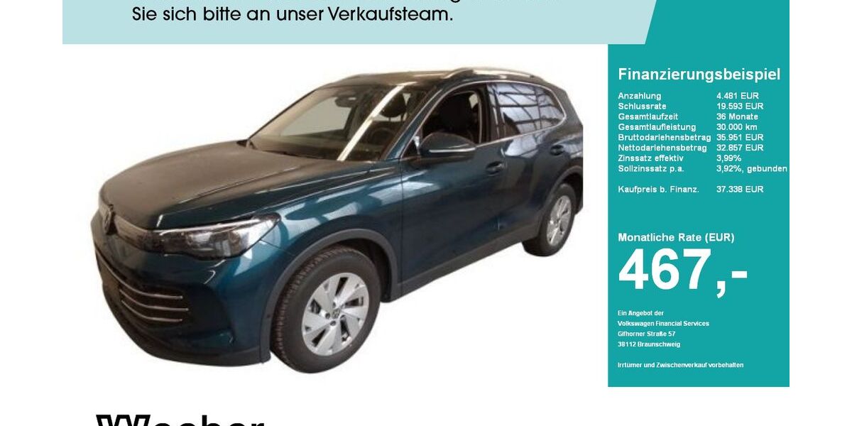 VW Tiguan 13.031 km 36.240 &euro; Weil der Stadt 71263