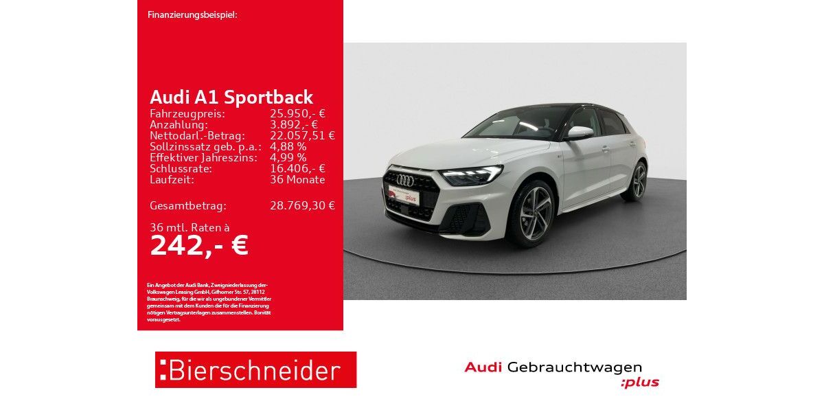 Audi A1 3.218 km 25.250 &euro; Aalen 73431