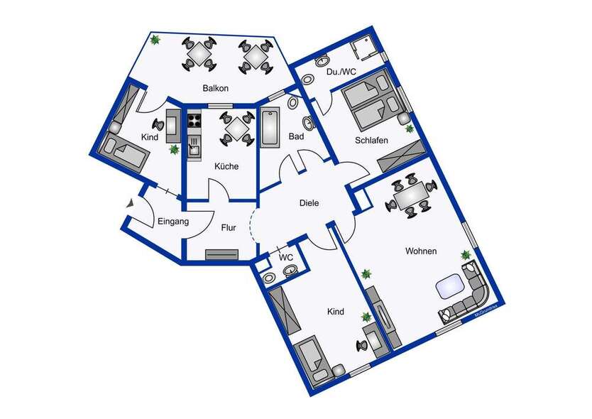 Wohnung zum Kaufen in Naumburg 347.000 € 117 m²