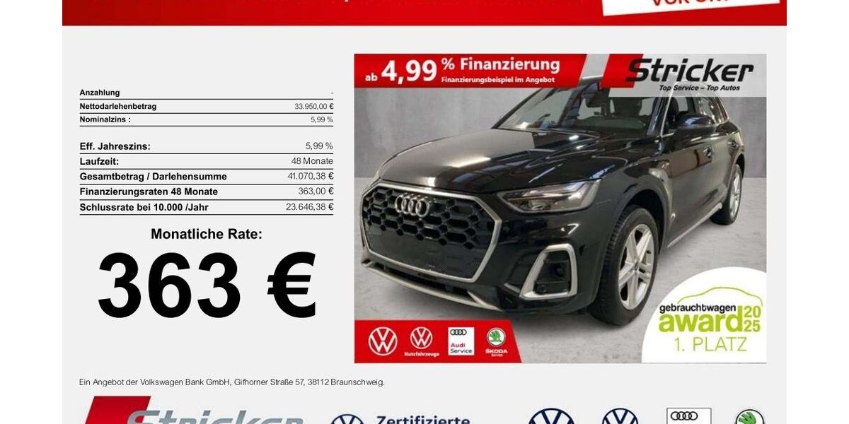 Audi Q5 47.638 km 33.949 &euro; Detmold 32760