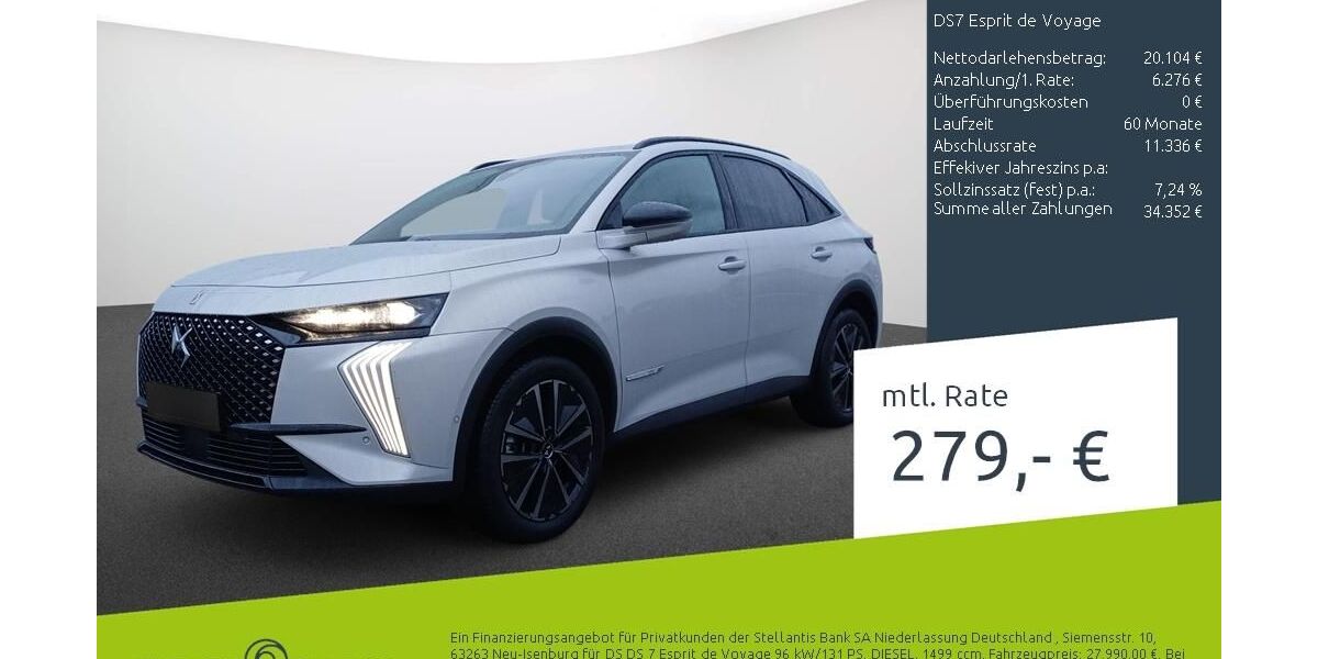 DS Automobiles DS7 (Crossback) 67.569 km 25.970 &euro; Dülmen 48249