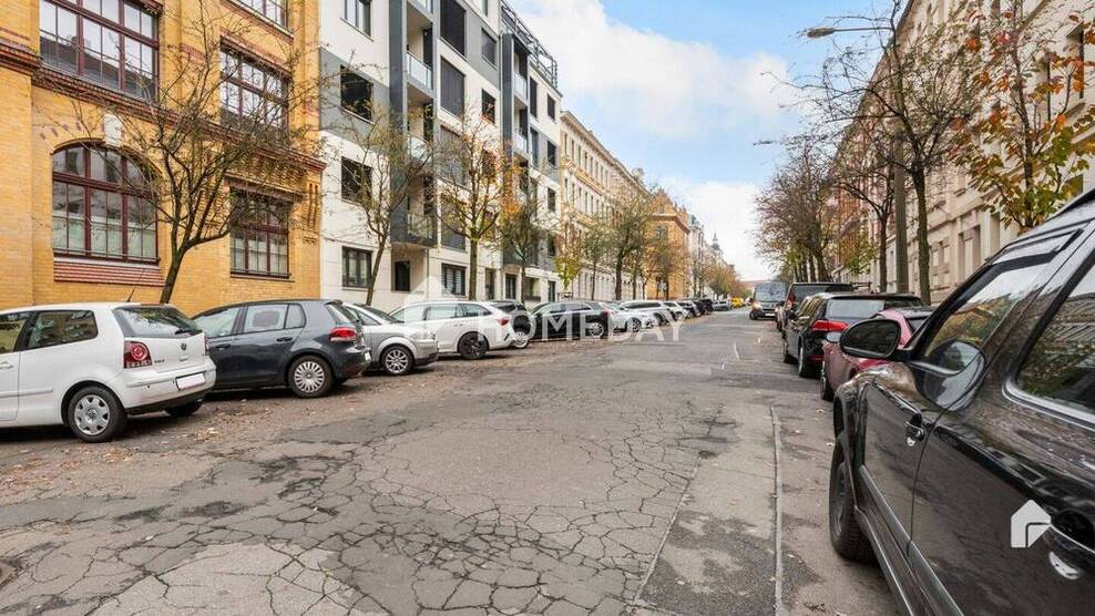 Attraktive 47 m²-Wohnung mit Terrasse in saniertem Jugendstilhaus in Stötteritz 1 zimmer