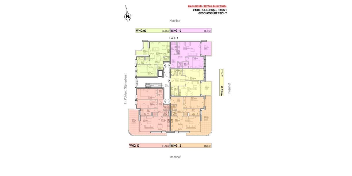 Modernes Wohnen Schweich-Stadtmitte im KFW 40 Energiesparhaus -KFW Darlehen ab 1,3 % - Etagenwohnung Schweich | Angebot:23835589