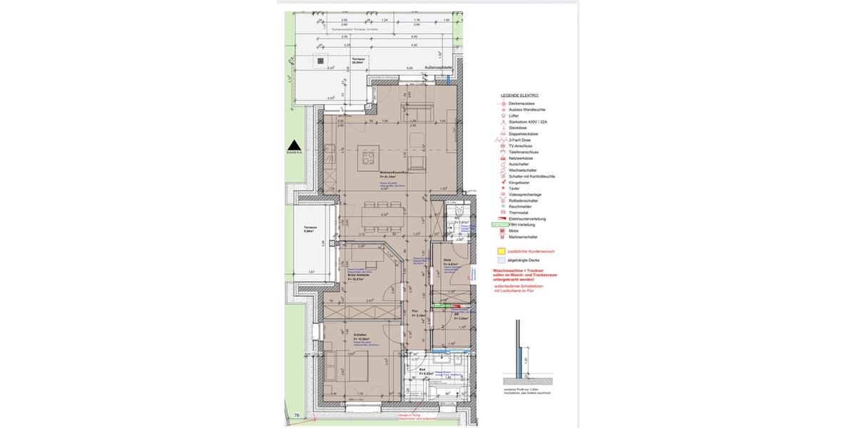 Terrassenwohnung Neunkirchen Kohlhof - 3 Zimmer, 103 m&sup2;, 430.000&euro; | Angebot:27152856